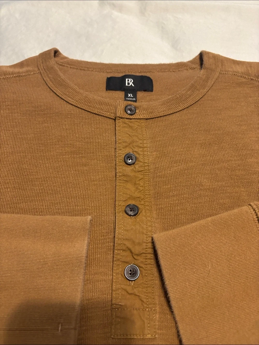 Henley long sleeve T-shirt